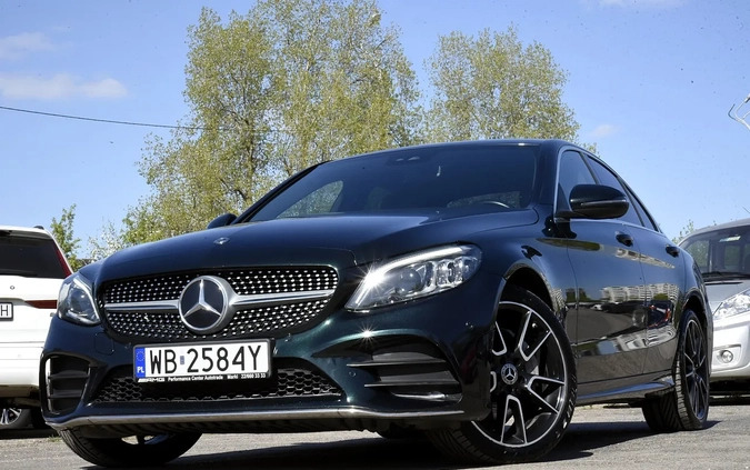 Mercedes-Benz Klasa C cena 126688 przebieg: 110196, rok produkcji 2018 z Nowogród małe 436